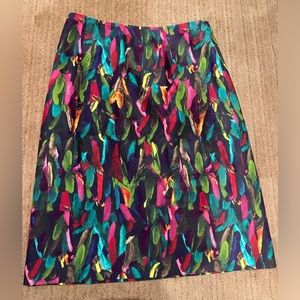 Joseph Janard multi color midi skirt